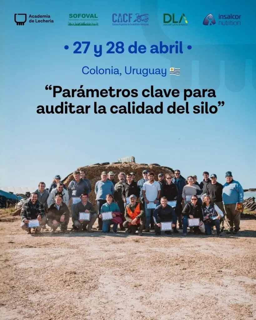 Por primera vez en Uruguay: llevamos el curso de calidad de silaje a Colonia